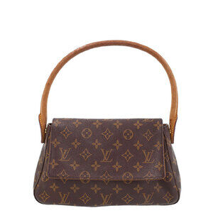 Louis Vuitton Monogram Looping Brown Semi Shoulder Bag